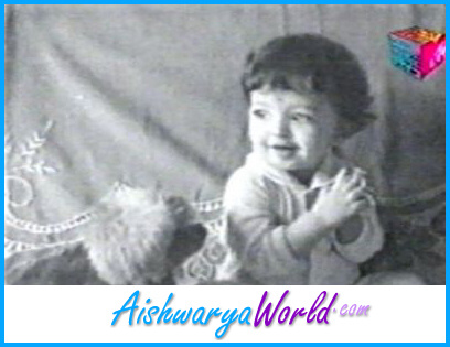 Aishwarya Rai quand elle etait petite...