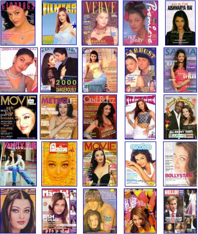 Aishwarya Rai fait la couverture de....