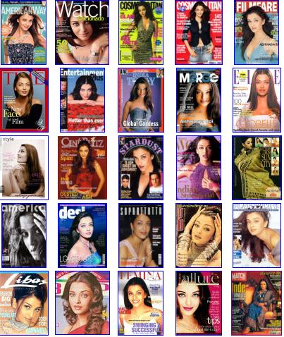 Aishwarya Rai fait la couverture de....