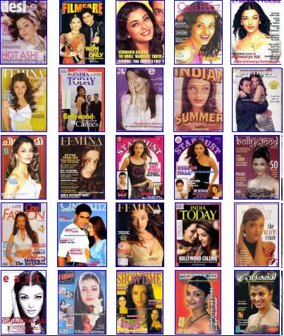 Aishwarya Rai fait la couverture de....