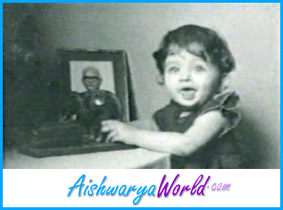 Aishwarya Rai quand elle etait petite...